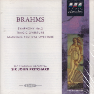 BRAHMS - Pritchard - Symphonie n°2 pour orchestre en ré majeur op.73